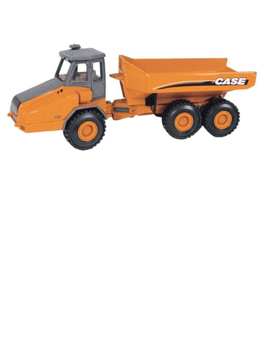 Case 330B Articulated Dump Truck 1/50 Scale Diecast Model Ertl Tip Bed Wheels
